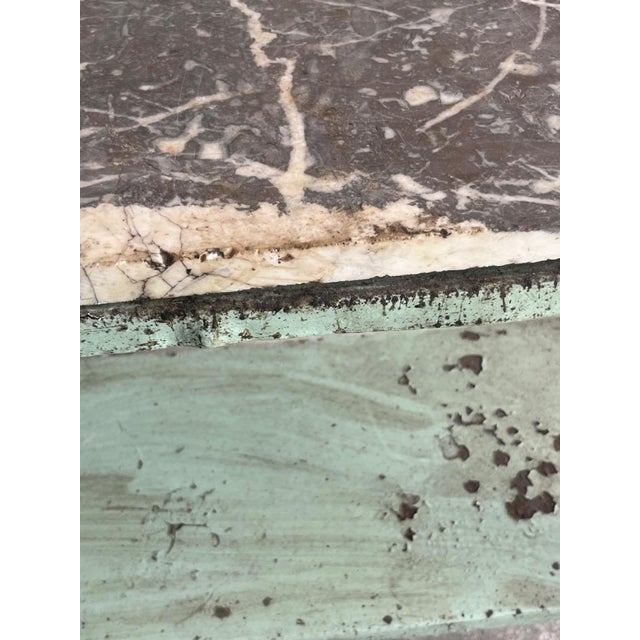 Industrial Two Tier Metal Side Table For Sale - Image 4 of 17