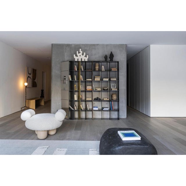 Black Sten Side Table or Stool by Lucas Morten For Sale - Image 8 of 14