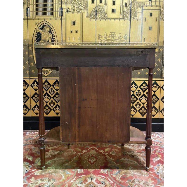Louis Xvi Style Mahogany Entrance Console Table For Sale - Image 6 of 8