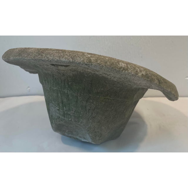 Cute concrete cowboy hat for a garden ornament or turn it over and make it a planter.