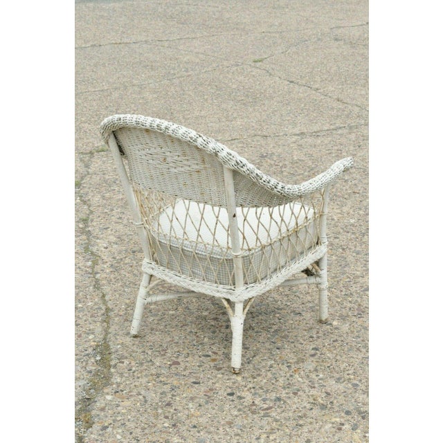 Early 20th Century Antique Victorian Wicker Rattan Sunroom Patio Lounge ...