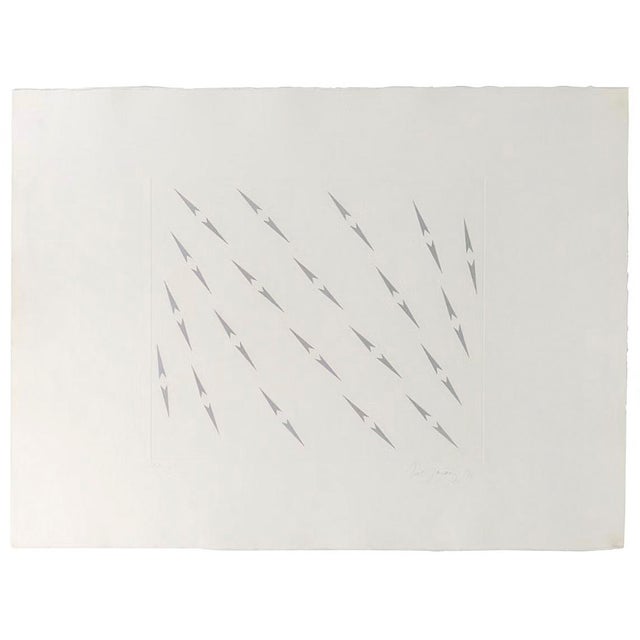 1970s Tess Jaray Abstract Print Pair – Minimalist Geometric Wall Art Set For Sale In Portland, OR - Image 6 of 9