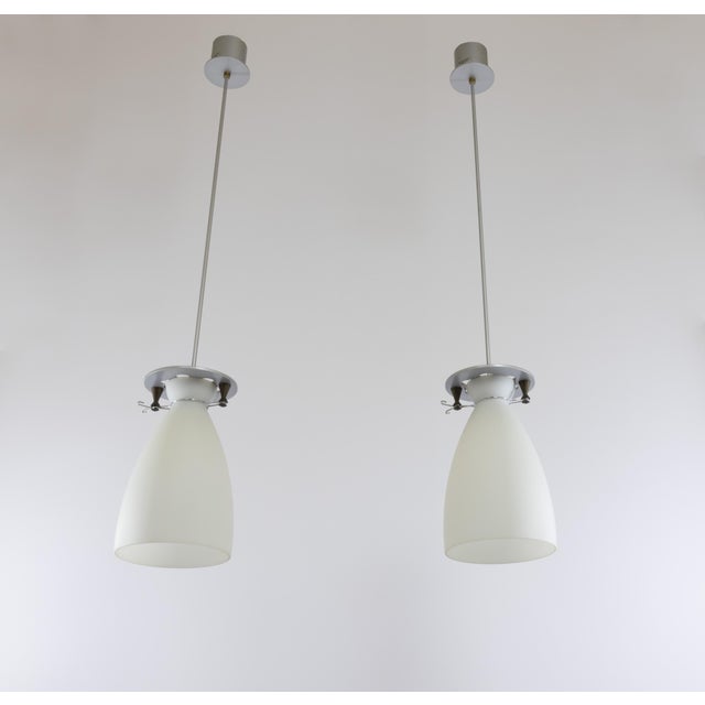Franceschina Pendants by Umberto Riva for Fontana Arte, 1980s, Set of 2 For Sale - Image 10 of 13