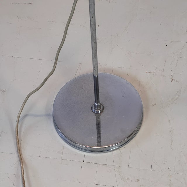 1960s Italian Lucerna Floor Lamp in Orange from Guzzini, 1960s For Sale - Image 5 of 8