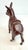 Metal Antique 1920's Ac Williams Hand Painted Cast Iron Donkey Coin Penny Still Bank For Sale - Image 7 of 14