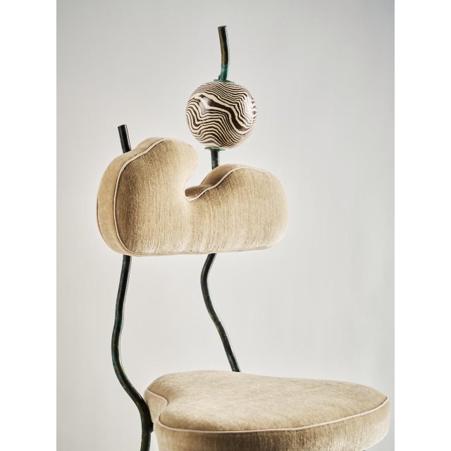 Metal Cumulus Occasional Chair by Henry Holland Studio For Sale - Image 7 of 8