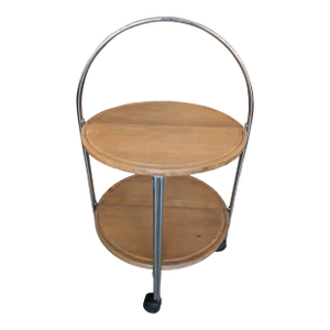 Foldable Serving Cart From Bremshey, 1970s