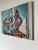 Mid-Century Modern Vintage Pablo Picasso “Compote Dish and Pitcher by Window” 1937 Reproduction Oil on Canvas Painting, Unframed For Sale - Image 3 of 12