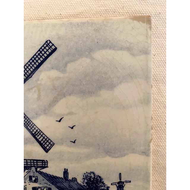 Ceramic Mid 18th Century Antique Dutch Tiles & 1 German Tile For Sale - Image 7 of 9
