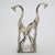 Vintage Italian Handmade Genuine Silver Giraffes Figurine, 1980s For Sale - Image 4 of 10
