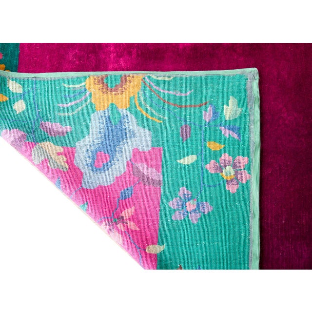 Early 20th Century Chinese Art Deco Rug For Sale - Image 9 of 10