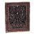 Antique Navy Blue Persian Mohajeran Sarouk Rug - 03'03 X 03'10 For Sale