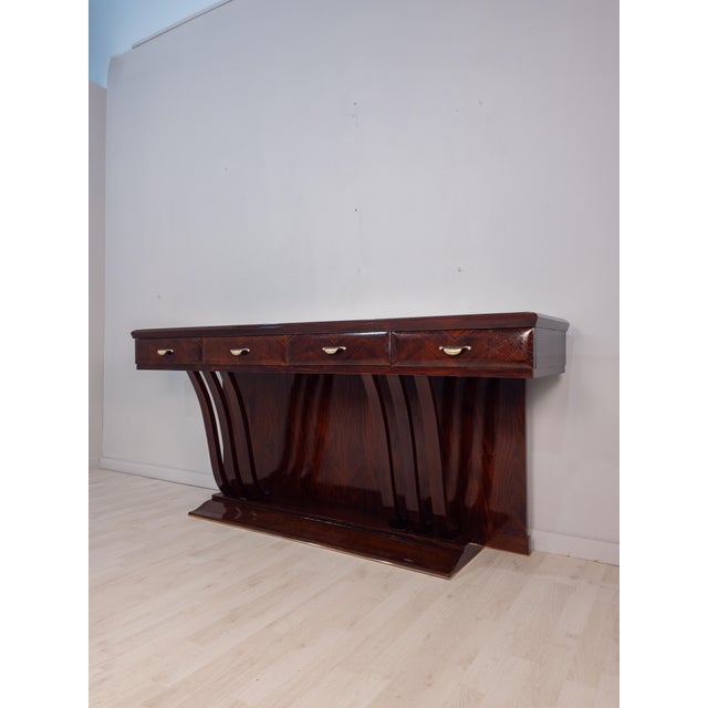 1940s Mid-Century Italian Console attributed to Osvaldo Borsani, 1940s For Sale - Image 5 of 18