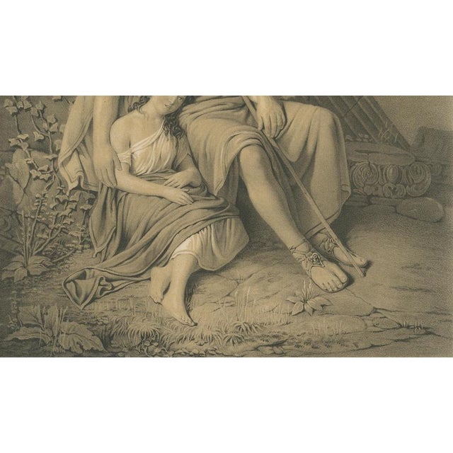 After Pehr Wickenberg, Oedipus and Antigone, Lithograph, 1850 For Sale - Image 6 of 9