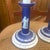 1970s 1970s Wedgwood Blue Candlestick Lamps - a Pair For Sale - Image 5 of 7