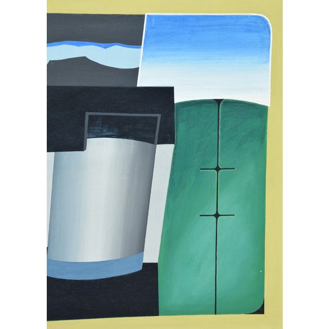 Otto Mindhoff, Experimental Station (1978), 1978, Acrylic on Hardboard For Sale - Image 6 of 13