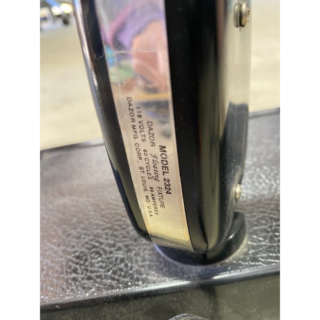 1950s Mid-Century Dazor 2324 Floating Arm Task Lamp – Vintage Industrial Architect Light, Made in Usa For Sale - Image 5 of 7