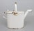 Antique French White Enamelware Watering Can Hot Water Jug For Sale - Image 4 of 9