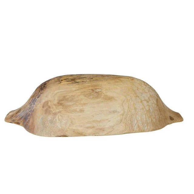 Large Rustic Dugout Hand Carved Bowl, 1890s For Sale - Image 4 of 8