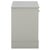 Shafa Side Table in Light Grey / Brass For Sale - Image 9 of 10