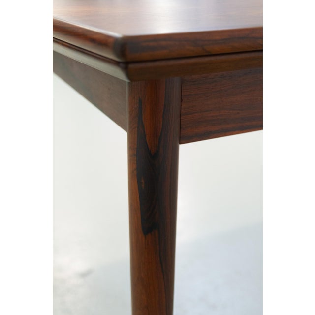 Danish Modern Extendable Rosewood Dining Table, 1960s For Sale - Image 15 of 18