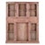 Brown Large Weathered Wooden Wall Display Case For Sale - Image 8 of 8
