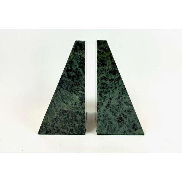 Vintage Art Deco Marble Bookends, 1940s, Set of 2 For Sale - Image 6 of 11