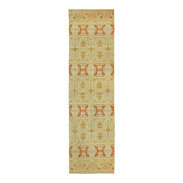 1920s Antique Spanish Runner Rug - 3′10″ × 14′ For Sale