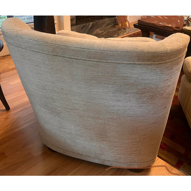Pair of Barbara Barry for Baker Colin Cab Chairs For Sale In Portland, OR - Image 6 of 11
