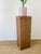 1970s Vintage 1970s Woven Rattan / Reed Tall Art Pedestal For Sale - Image 5 of 12