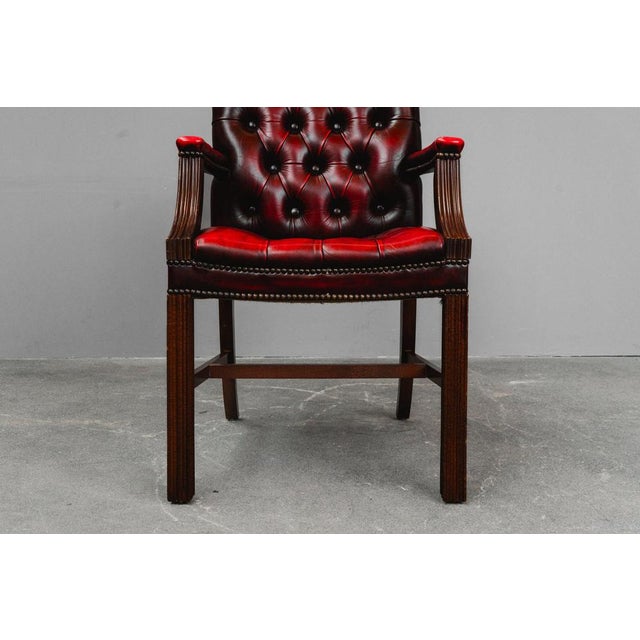 English Style Armchair in Beech For Sale - Image 13 of 18