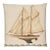 Yacht Tapestry Cushion With Feather Filler - 46x46cm (18"x18") For Sale