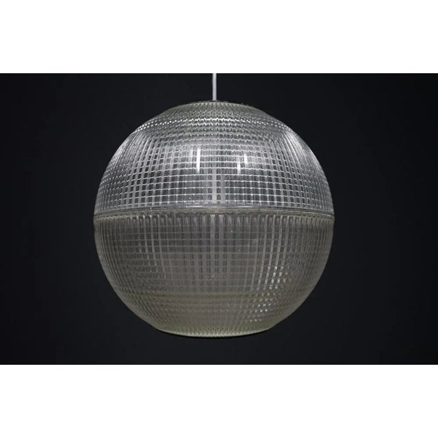 Paris Street Pendant Light from Holophane, France, 1960s For Sale - Image 12 of 18