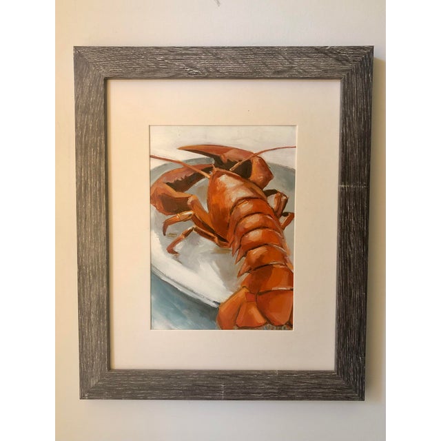 Impressionist Original Oil Painting Impressionist Crayfish For Sale - Image 3 of 11