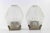 1940s Art Deco French Sconces in Metal and Art Glass, 1940s, Set of 2 For Sale - Image 5 of 14