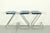 1970s Italian Tubular Z Bar Stools in Chrome, 1970s, Set of 3 For Sale - Image 5 of 16