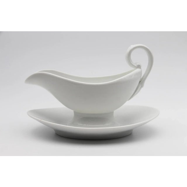 1940s Blanc De Chine Porcelain Sauce Boat, Gravy Boat, Vista Alegre, Portugal For Sale - Image 13 of 13