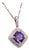 Diamond Sapphire Necklace 2.32 TCW 18k Gold Women Certified For Sale