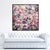 Hibiscus No.1 - Contemporary Abstract Floral Inspired Painting on Canvas (40x40) For Sale - Image 4 of 6