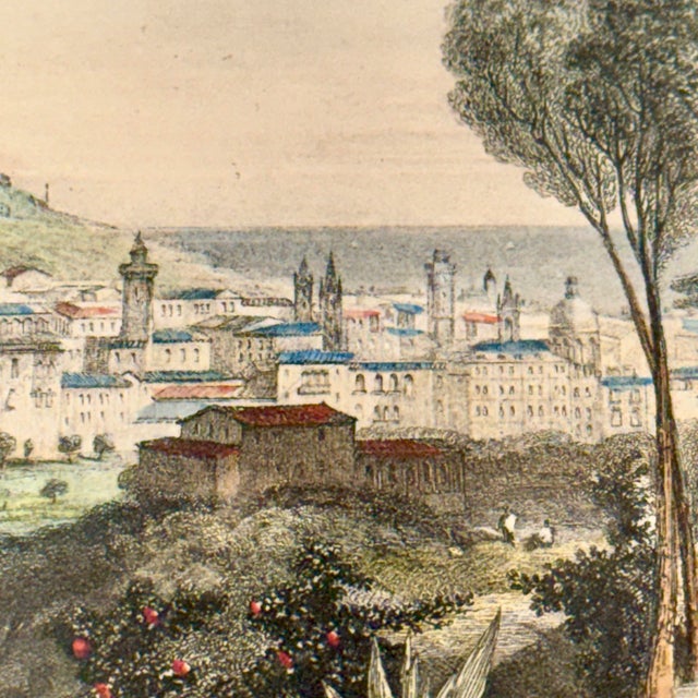 Mid-19th Century French Riviera Engravings - A Pair For Sale - Image 12 of 12