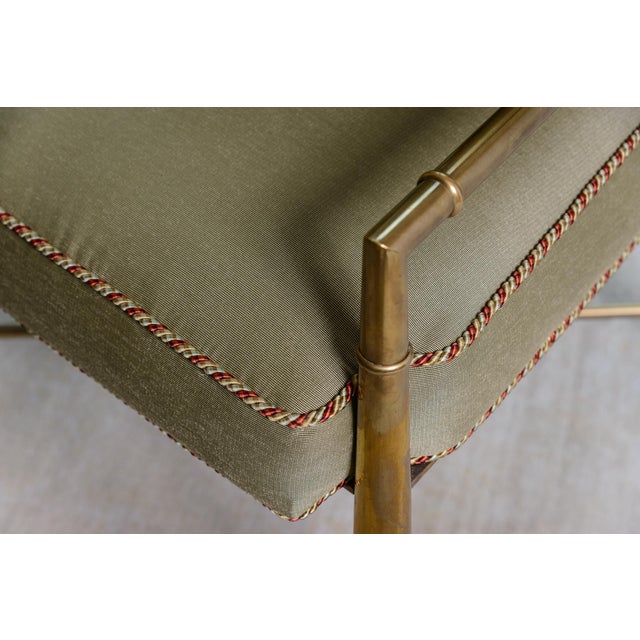 Set of 10 Brass Bamboo Imperial Chairs by Weiman Warren Lloyd for Mastercraft For Sale - Image 15 of 18