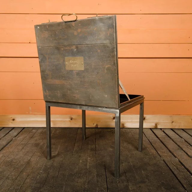 Mid 19th Century British Campaign Iron Folding Table C. 19th Century For Sale - Image 5 of 6