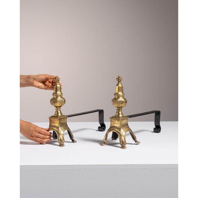 19th Century France Brass Fireplace Tool For Sale - Image 12 of 15