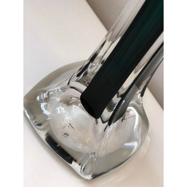 1950s Large Green Table Lamp from Flygsfors, 1950s For Sale - Image 5 of 7