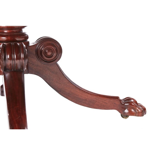 Wood Large Regency Mahogany Centre Table For Sale - Image 7 of 9