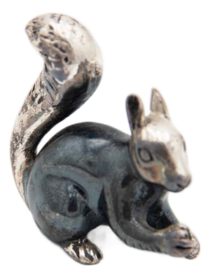 Miniature Squirrel in Nickel Silver