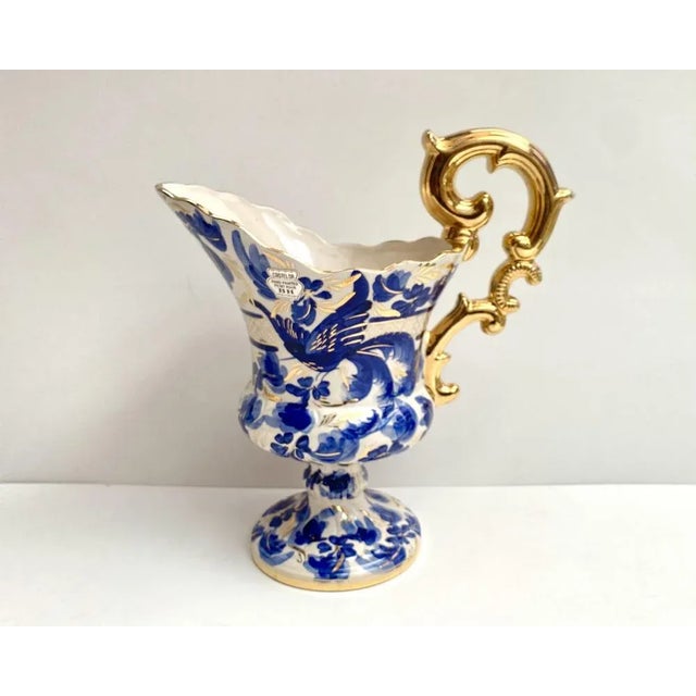 Vintage German Ceramic Vase by Hubert Bequet, 1960s For Sale - Image 10 of 10