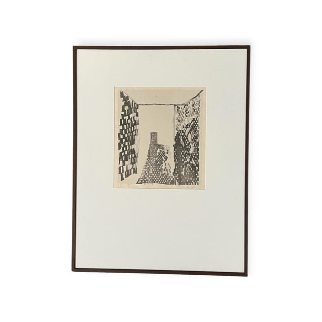 1970s Maria Helena Vieira Da Silva, La Chambre, 1978, Lithograph, Framed For Sale - Image 5 of 7
