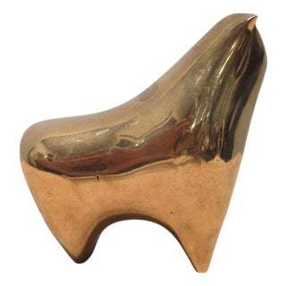 Modernist Bronze Bull Sculpture, 1970s For Sale