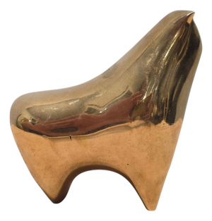 Modernist Bronze Bull Sculpture, 1970s